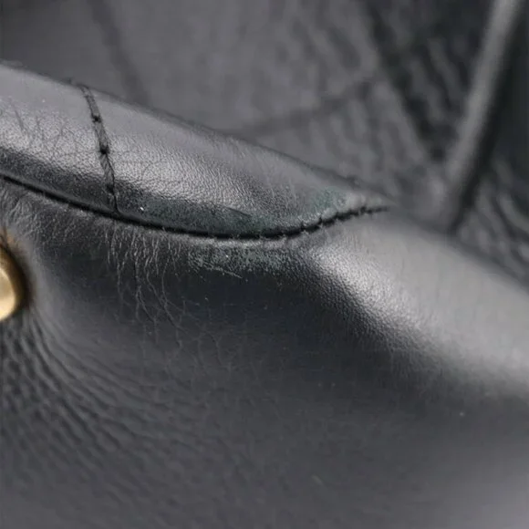 Chanel Black Calfskin Stitched Archi Chic Large Shopping Tote - Picture 11 of 12